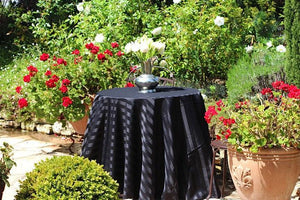 Rental Poly Stripe Tablecloth - Premier Table Linens - PTL 96" Round 