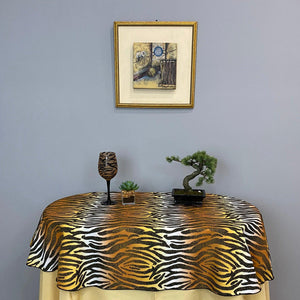 Round Animal Print Tablecloths - Premier Table Linens - PTL 