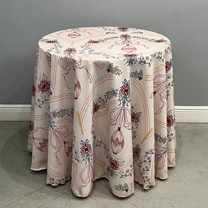 Round Christmas Tablecloth 