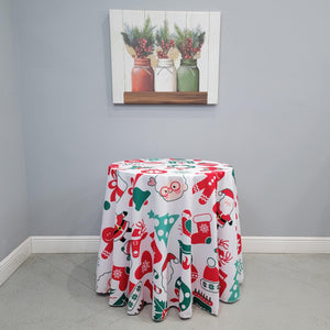 Santa Christmas tablecloth