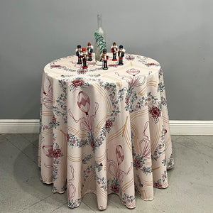 Round Christmas Tablecloth - Premier Table Linens - PTL 
