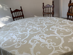 Round Frédéric Damask Tablecloth - Premier Table Linens - PTL 