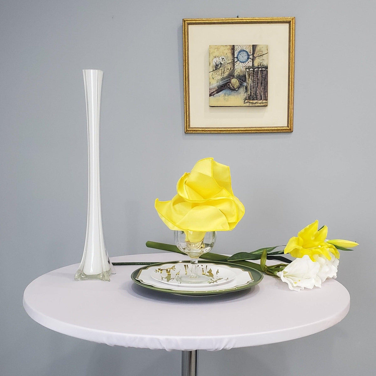 Round Table Table Topper Round Majestic Table Topper With Elastic