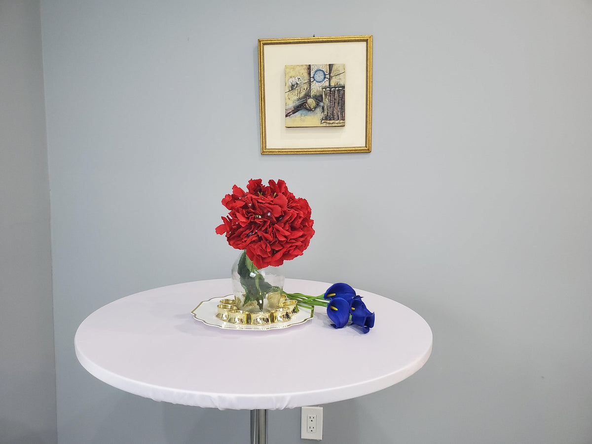 Round Majestic Table Topper With Elastic