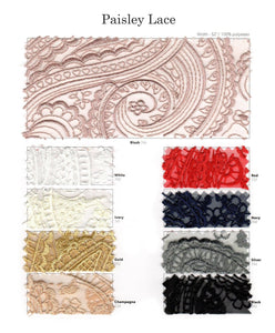 Round Paisley Lace Tablecloth - Premier Table Linens - PTL 