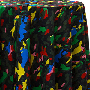 Round Psychedelic Tablecloth - Premier Table Linens - PTL 