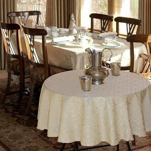 Round Saxony Damask Tablecloth - Premier Table Linens - PTL 