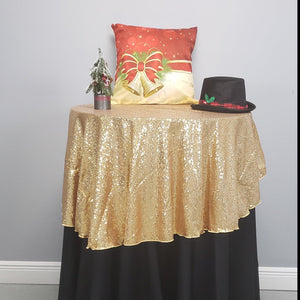 Round Sequin Tablecloth - Premier Table Linens - PTL 