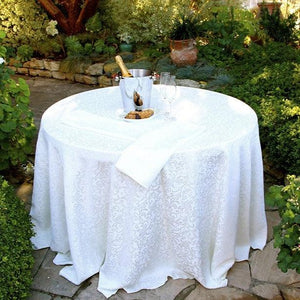 Round Somerset Damask Tablecloth - Premier Table Linens - PTL 