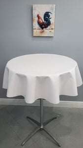 Round Vinyl Tablecloth, restaurant table cloth