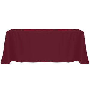 Ruby 90" x 132" Rectangular Poly Premier Tablecloth - Premier Table Linens - PTL 