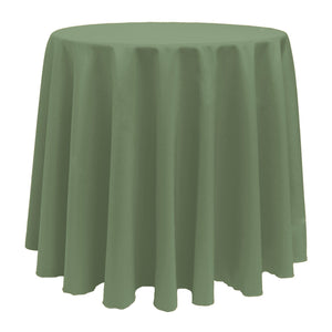 Sage 120" Round Poly Premier Tablecloth - Premier Table Linens - PTL 