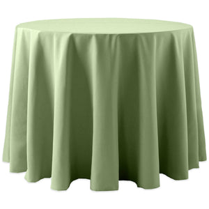 Sage 120" Round Spun Poly Tablecloth - Premier Table Linens - PTL 