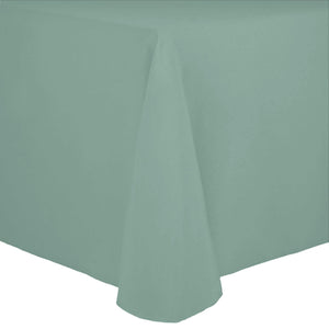 Seamist 90" x 156" Rectangular Spun Poly Tablecloth - Premier Table Linens - PTL 