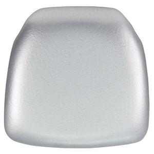 Silver Vinyl Chiavari Chair Cushion - Hard, 2" - Premier Table Linens - PTL 