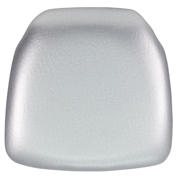 Silver Vinyl Chiavari Chair Cushion - Hard, 2