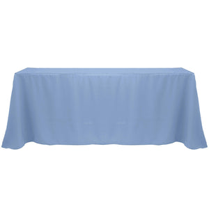 Slate 90" x 132" Rectangular Poly Premier Tablecloth - Premier Table Linens - PTL 