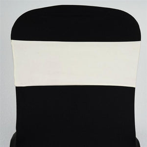 Spandex Chair Bands - Premier Table Linens - PTL Ivory 