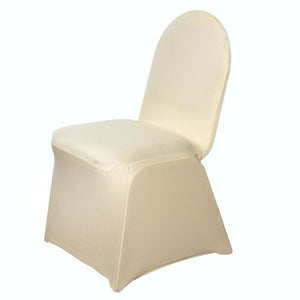 Spandex Chair Cover Special - Premier Table Linens - PTL Champagne Banquet Chair Cover 