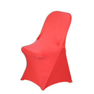 Spandex Chair Cover Special - Premier Table Linens - PTL Coral Folding Chair Cover 