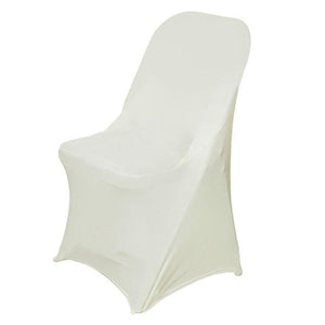 Spandex Chair Cover Special - Premier Table Linens - PTL Ivory Folding Chair Cover 