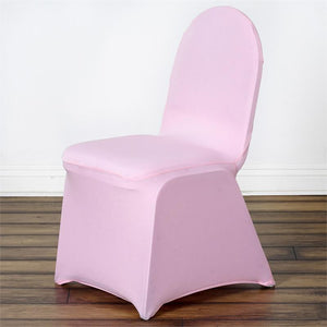 Spandex Chair Cover Special - Premier Table Linens - PTL Pink Banquet Chair Cover 