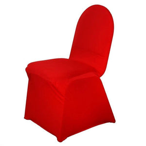 Spandex Chair Cover Special - Premier Table Linens - PTL Red Banquet Chair Cover 