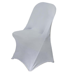 Spandex Chair Cover Special - Premier Table Linens - PTL Silver Folding Chair Cover 