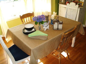 Square Burlap Tablecloth - Premier Table Linens - PTL 