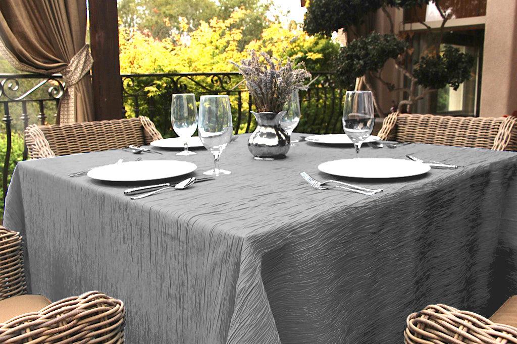 Square Crinkle Taffeta Tablecloth