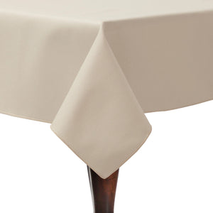 Formal linen on a table in our Vanilla color