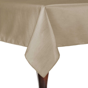 Tan 72" x 72" Square Majestic Tablecloth - Premier Table Linens - PTL 