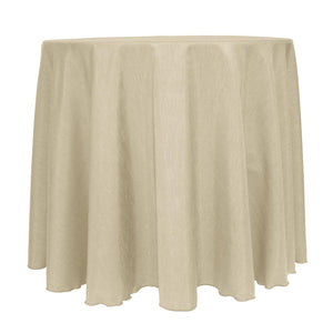 Tan 90" Round Majestic Tablecloth - Premier Table Linens - PTL 