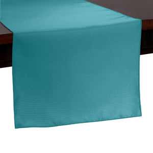 Turquoise 13" x 108" Poly Premier Table Runner - Premier Table Linens - PTL 