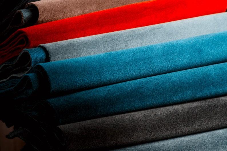 Velvet Upholstery Fabric by the Yard, Furniture Fabric, Luxury Velvet, 100  Colors, Premium Velvet, High Quality Velvet 