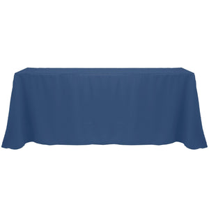 Wedgewood 90" x 132" Rectangular Poly Premier Tablecloth - Premier Table Linens - PTL 