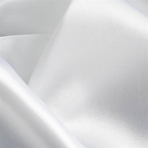 White 12" x 108" Satin Table Runner - Premier Table Linens - PTL 