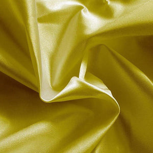 Yellow 60" x 90" Rectangular Poly Knit Satin Table Topper - Premier Table Linens - PTL 